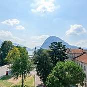 Hotel Pestalozzi Lugano - Balkon und Seesicht