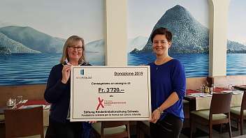 Consegna assegno hotel Pestalozzi Lugano 2019