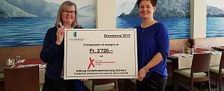 Consegna assegno hotel Pestalozzi Lugano 2019